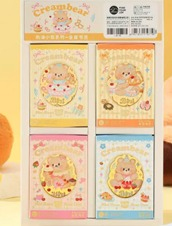 Cream Bear Series Metal Bookmark